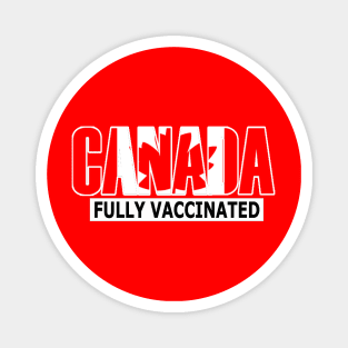 Fully Vaccinated Canada Magnet